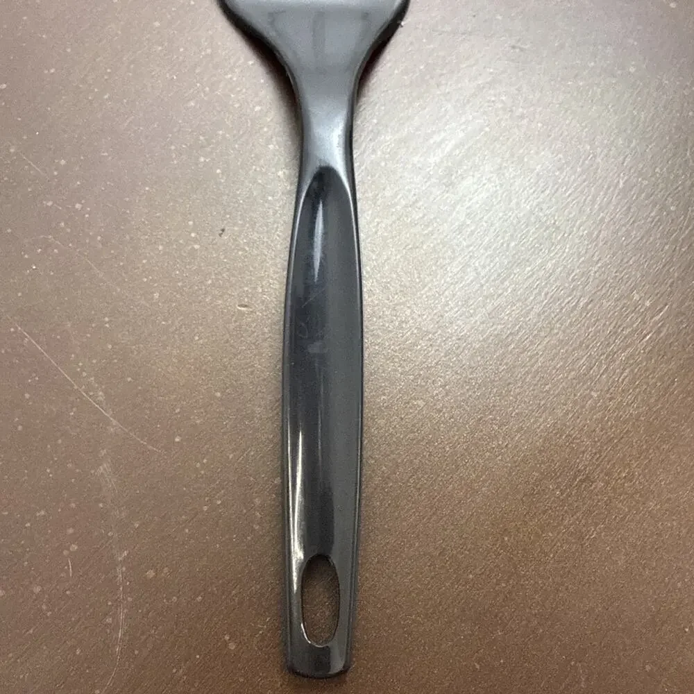Vintage Foley Black Nylon Spatula Slotted Angled Turner Long Blade